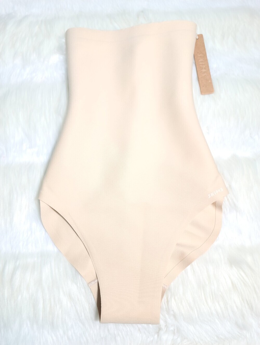 SKIMS Body Core Sculpt Zoned High Waisted Brief Cream Sand Women Large NEW